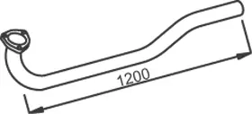 Pipe for Mercedes DINEX 