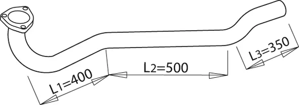 Pipe for Mercedes DINEX 