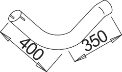Pipe for Mercedes DINEX 