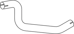 Pipe for Mercedes DINEX 