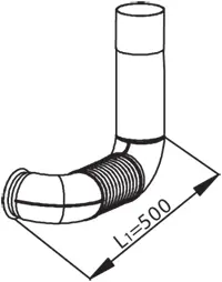 Pipe for Mercedes DINEX 