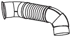 Pipe for Mercedes DINEX 
