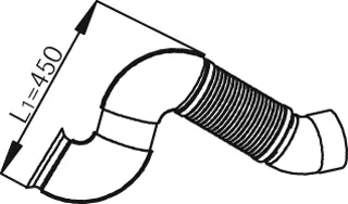 Pipe for Mercedes DINEX 