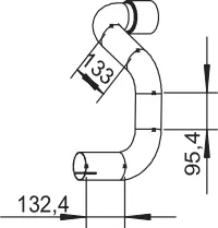 Pipe for Mercedes DINEX 