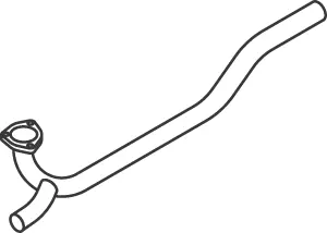 Pipe for Mercedes DINEX 