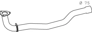 Pipe for Mercedes DINEX 