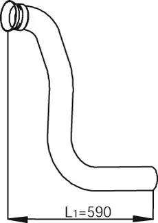 Pipe for Mercedes DINEX 