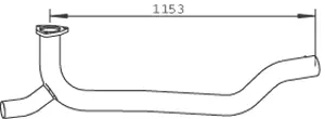 Pipe for Mercedes DINEX 