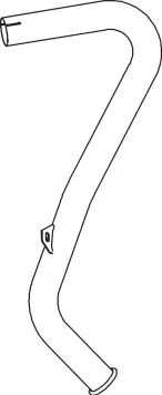 Pipe for Mercedes DINEX 