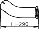 Pipe for Mercedes DINEX 