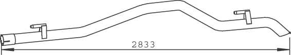 Pipe for Mercedes DINEX 