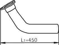 Pipe for Mercedes DINEX 
