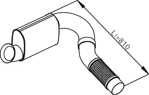 Pipe for Mercedes DINEX 