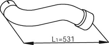 Pipe for Mercedes DINEX 