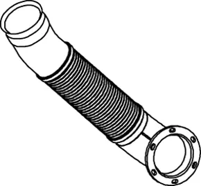 Pipe for Mercedes DINEX 