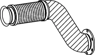 Pipe for Mercedes DINEX 