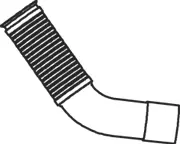 Pipe for Mercedes DINEX 