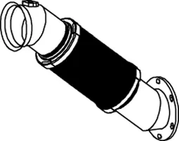 Exhaust Bellow for Mercedes DINEX 
