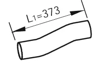 Pipe for Mercedes DINEX 