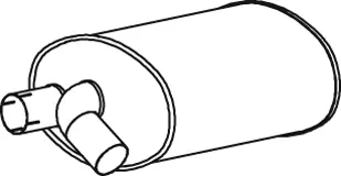 Silencer for Mercedes DINEX 