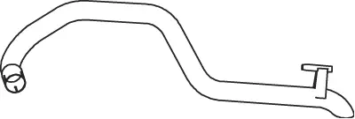 Pipe for Mercedes DINEX 