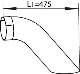 Pipe for Mercedes DINEX 