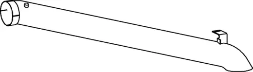 Exhaust Pipe for Mercedes DINEX 