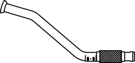 Pipe for Mercedes DINEX 