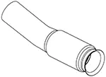 support for air reservoir, left 