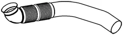 Pipe for Mercedes DINEX 