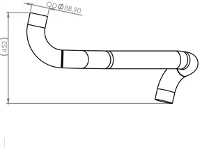 Pipe for Mercedes DINEX 