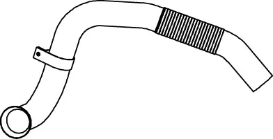 Pipe for Mercedes DINEX 