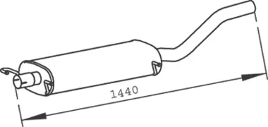 Silencer for Mercedes DINEX 