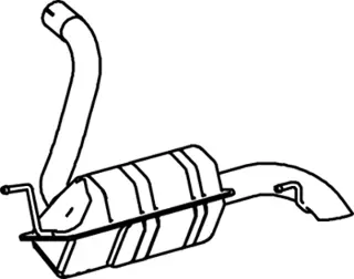 End Silencer MERCEDES 