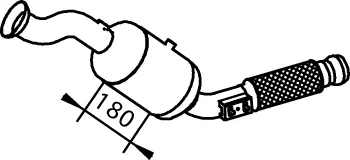 Catalytic Converter for Mercedes DINEX 