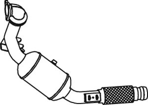 Catalytic Converter for Mercedes DINEX 