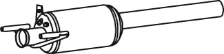 Silencer for Mercedes DINEX 