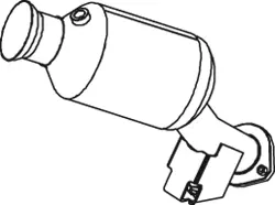 Catalytic Converter for Mercedes DINEX 