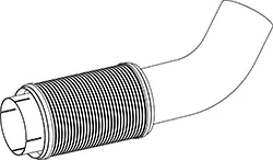 Pipe for Mercedes DINEX 
