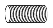 Corrugated Pipe, exhaust system BMC 