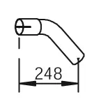 Exhaust Pipe, Rear NISSAN 