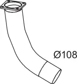 Exhaust Pipe, Front RENAULT 