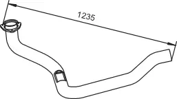 Exhaust Pipe RENAULT 