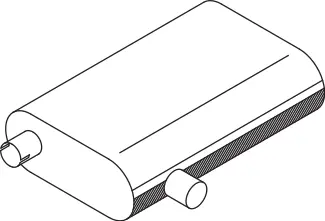 Middle-/End Silencer RENAULT 
