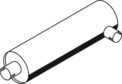 Middle-/End Silencer RENAULT 