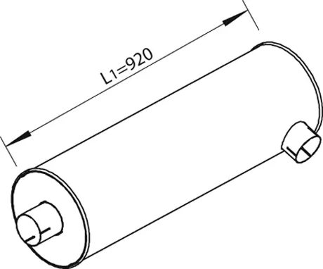 Middle-/End Silencer RENAULT 