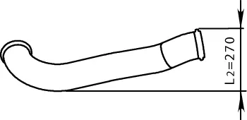 Exhaust Pipe, Centre RENAULT 