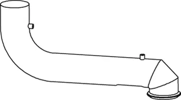 Exhaust Pipe, Centre RENAULT 
