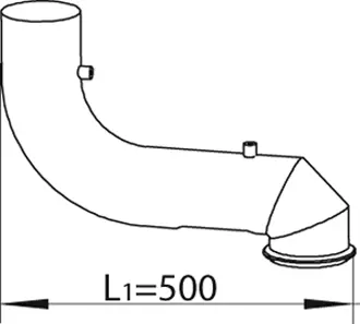 Exhaust Pipe, Centre RENAULT 