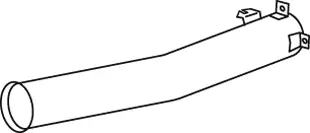 Exhaust Pipe, Rear RENAULT 